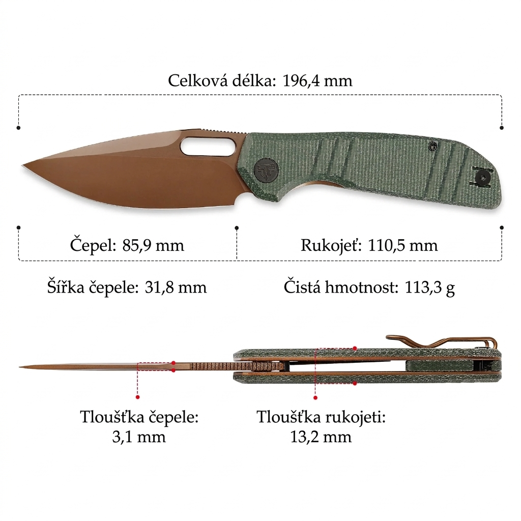 Zavírací nůž Gecko-GM 033